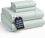 Queen Sheet Set 4 Piece - Oxygen Washed Ultra Soft Microfiber Sheets - Double Brushed - 15 Inch Deep Pocket - Breathable Cooling Bed Sheets - Oeko-TEX Certified - Hypoallergenic, Sepia Rose
