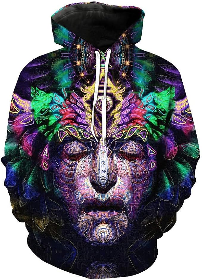Unisex 3D Print Lustige Kreative Grafik SAMT Pullover, Shantou