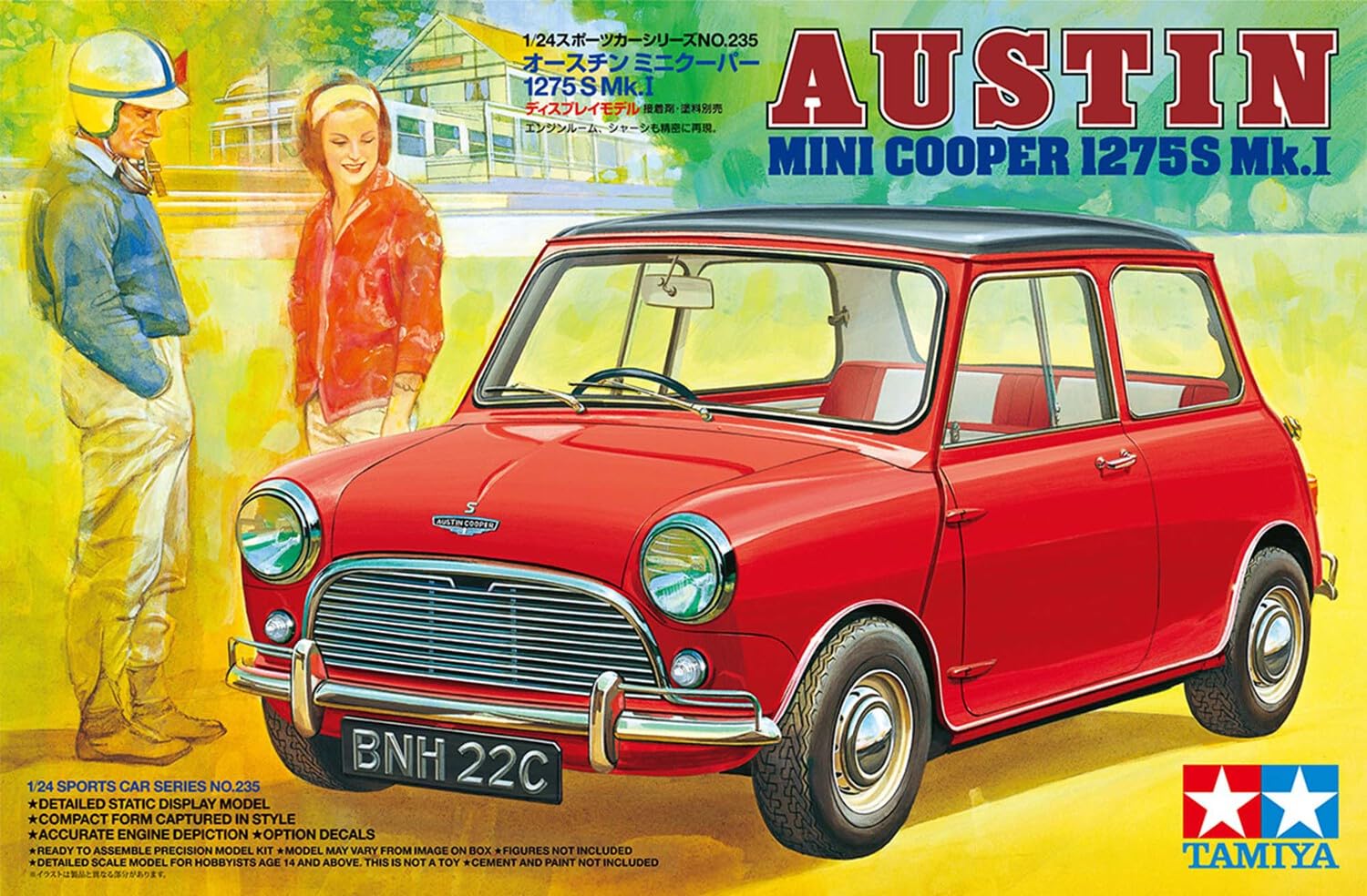 Tamiya 24235 1:24 Austin Mini Cooper 1275S Mk.1 Plastic Building Kit