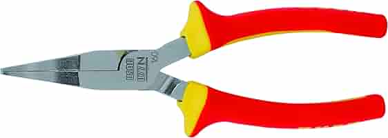 USAG Pinza Isolata 1000V - Becchi Mezzotondi Piegati 45°, Lunghezza 160 Mm, Rosso - Foto 10