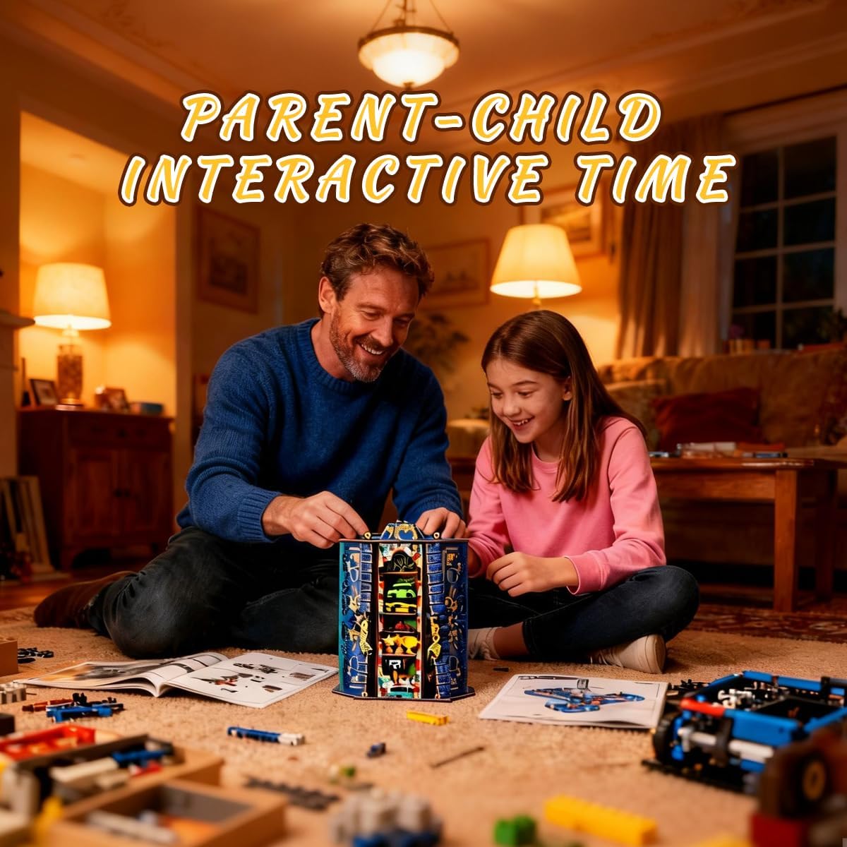 Cabinet of Curiosities Booknook Kit, DIY Miniature Dollhouse 3D Wooden Puzzle, Bookshelf Diorama Decor, Building Set for Teens Women Book Lovers, Shelf Display Model