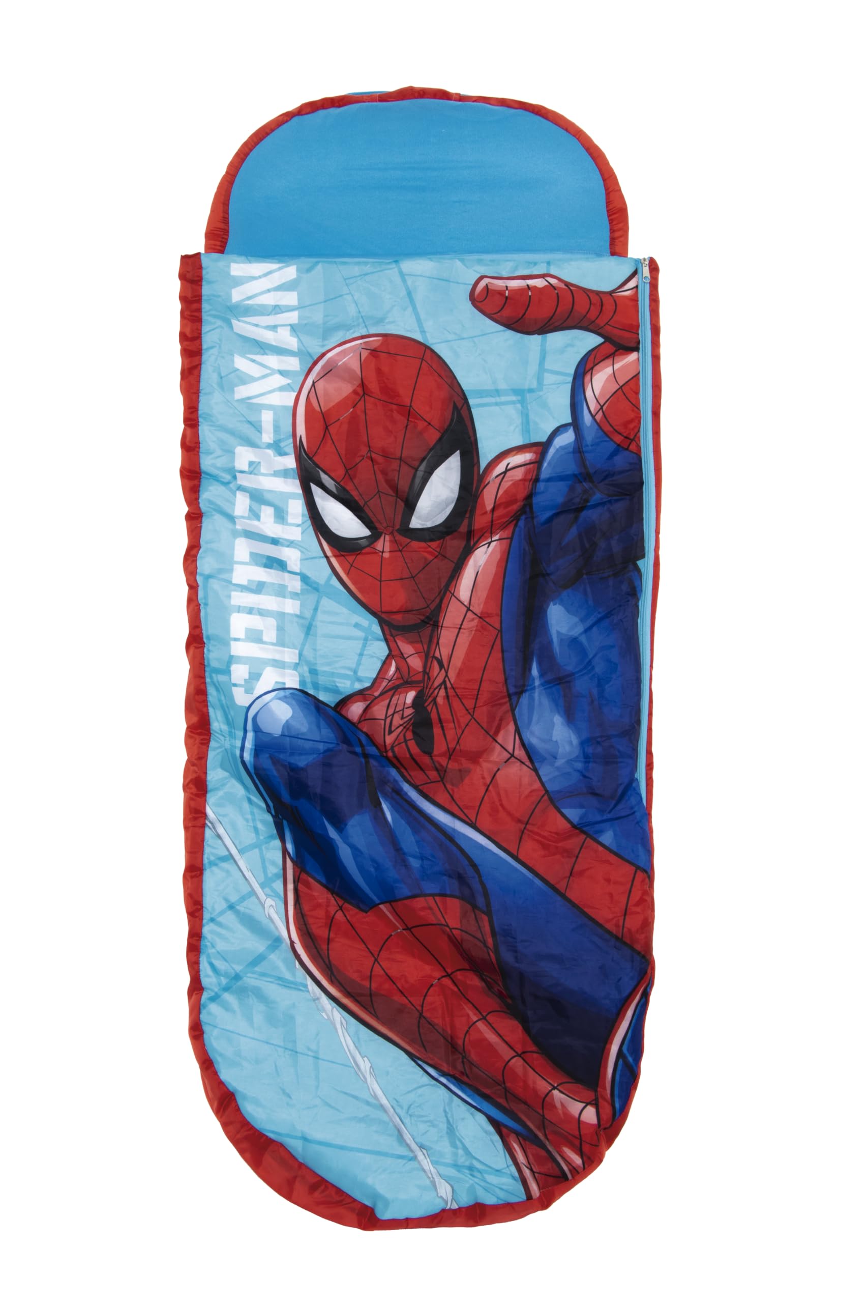 Marvel Spiderman Inflatable Air Bed & Sleeping Bag for Kids, Ages 3+