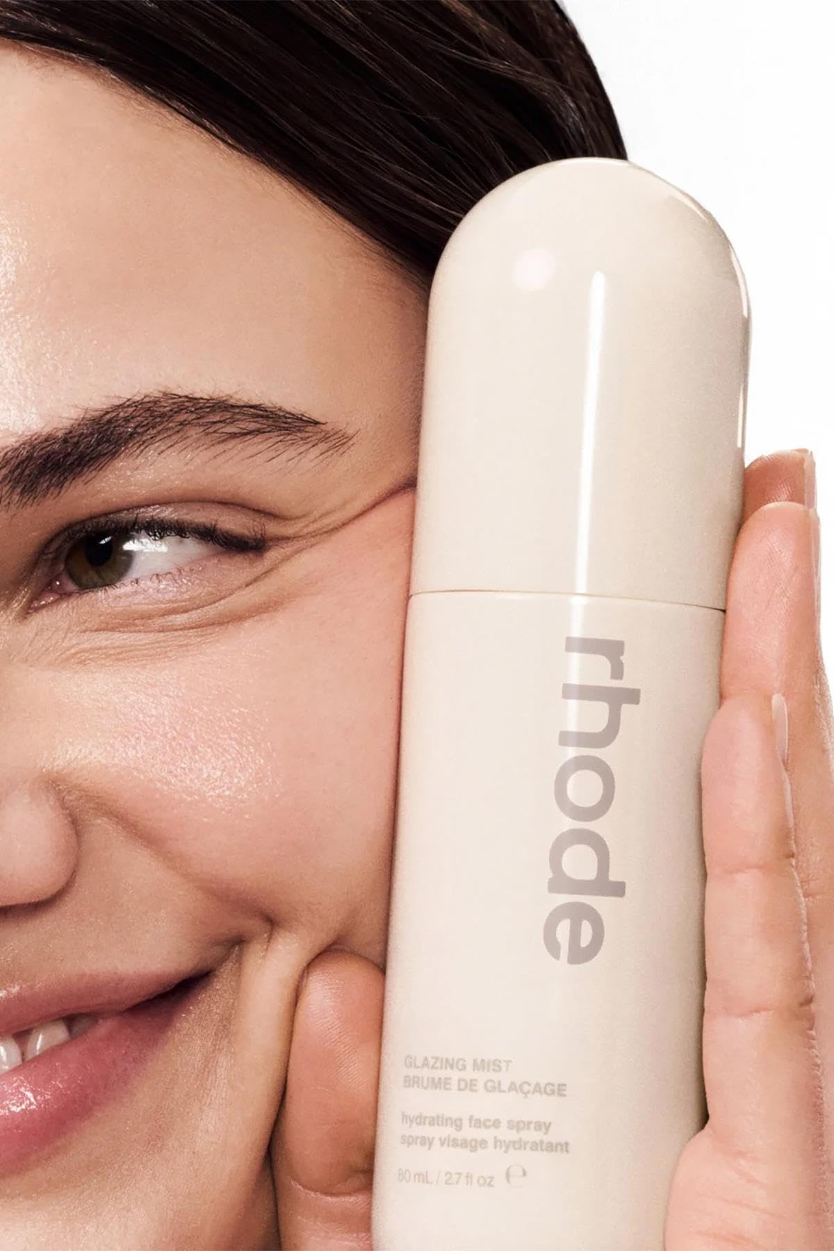 Rhode Skin Glazing Mist, Hydrating & Glowy Finish, Peptide Glazing