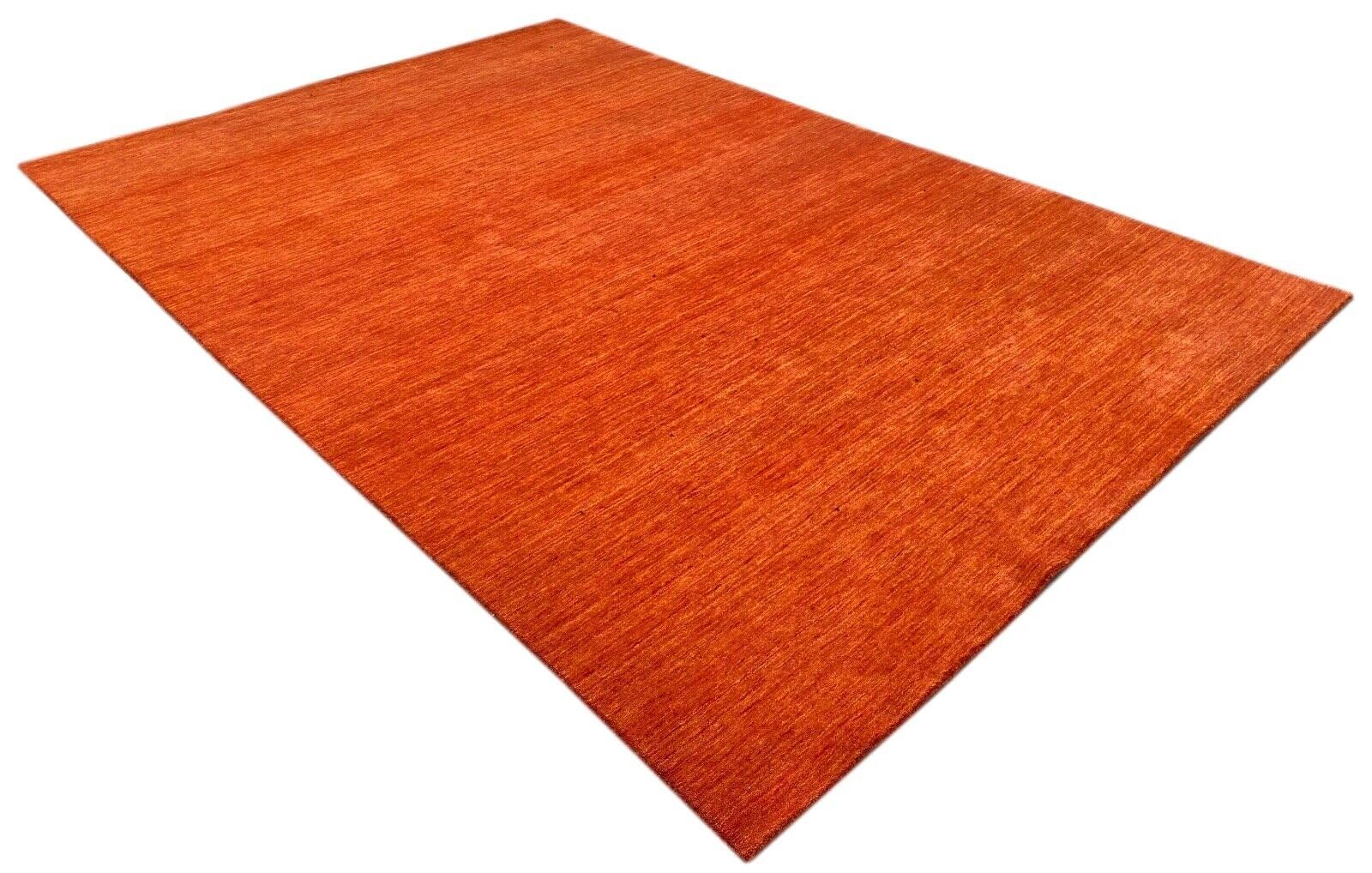 Tappeto orientale terracotta arancione, 140 x 200 cm, in lana