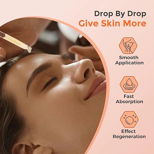 Miniatura 10 de 2 paquetes de suero de vitamina C para la cara  Suero antienvejecimiento para cara y ojos con vitamina C, ácido hialurónico, suero facial de