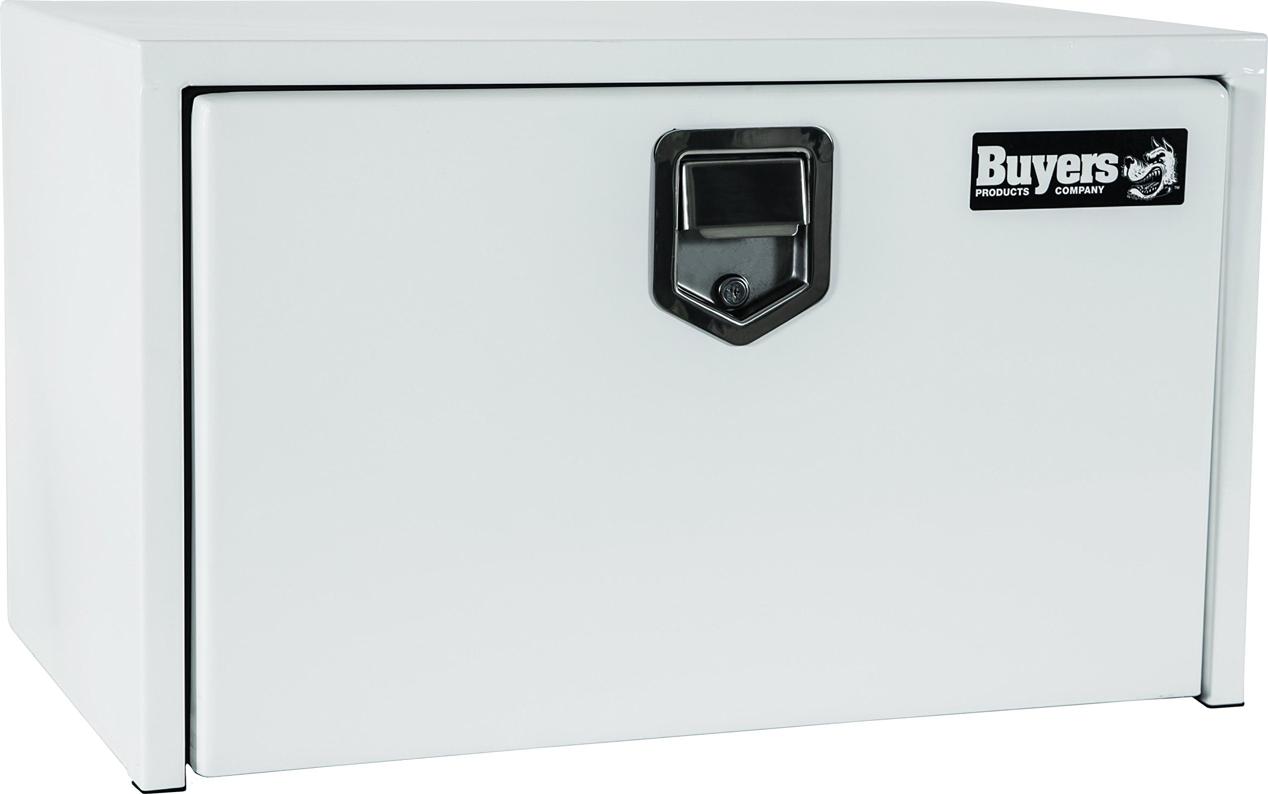 BUYERS PRODUCTS COMPANY - 1702205 Underbody Truck Box With Paddle Latch, White Steel, 18 x 18 x 36 Inches