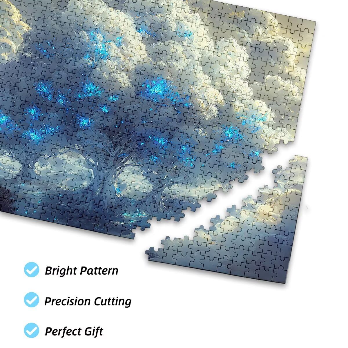 Puzzle 1500 sztuk Dorośli Abstrakcyjny Zestaw puzzli Drzewo dla dorosłych 87 x 57 cm, kolorowe, klasyczne Wyzwanie edukacyjne Superior Zabawki dla Mężczyzn Wyzwanie Zabawki Rodzinny Prezent Dekoracja