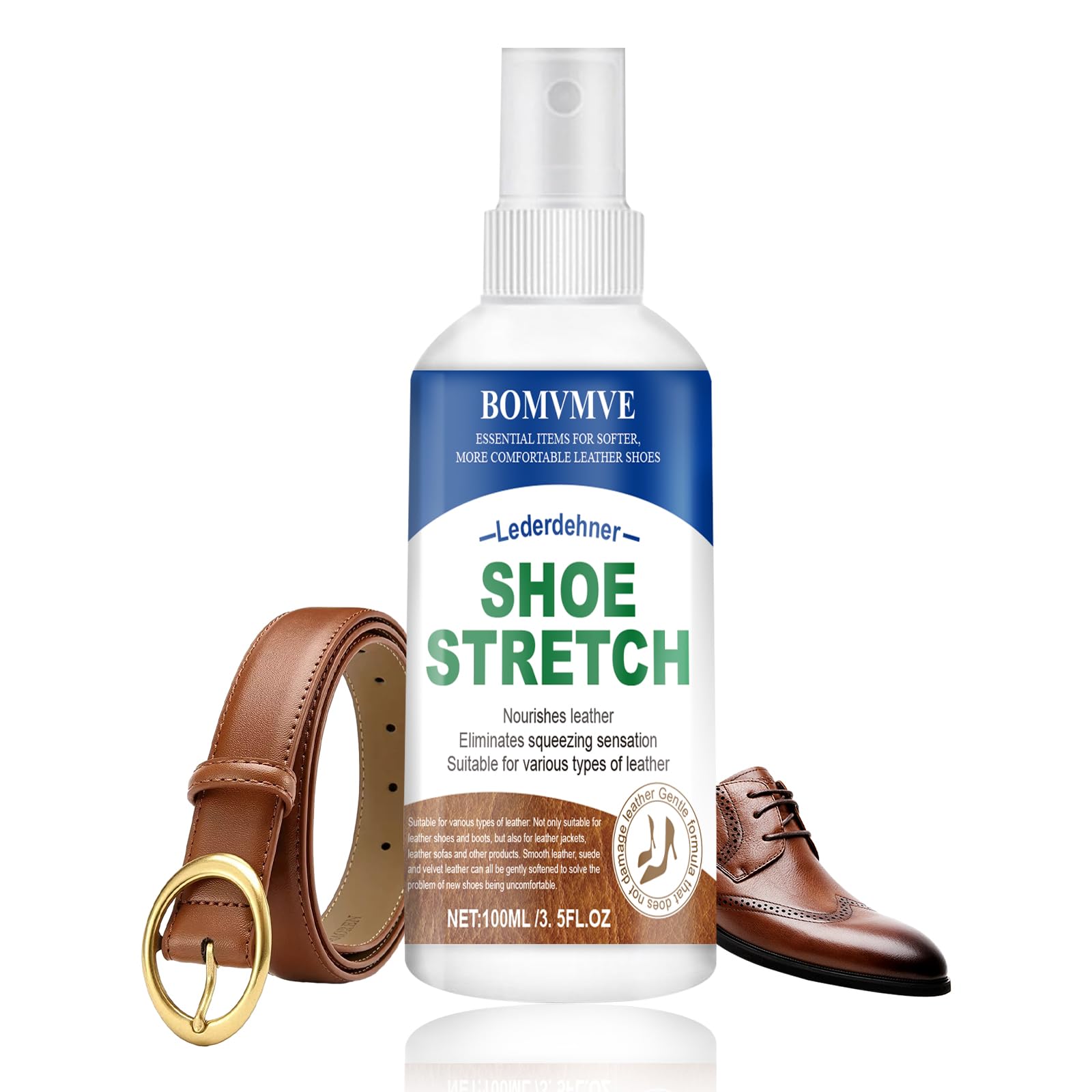 Dehnungsspray Schuhe, Lederdehnungsspray, Leder Weichmacher für Schuhe