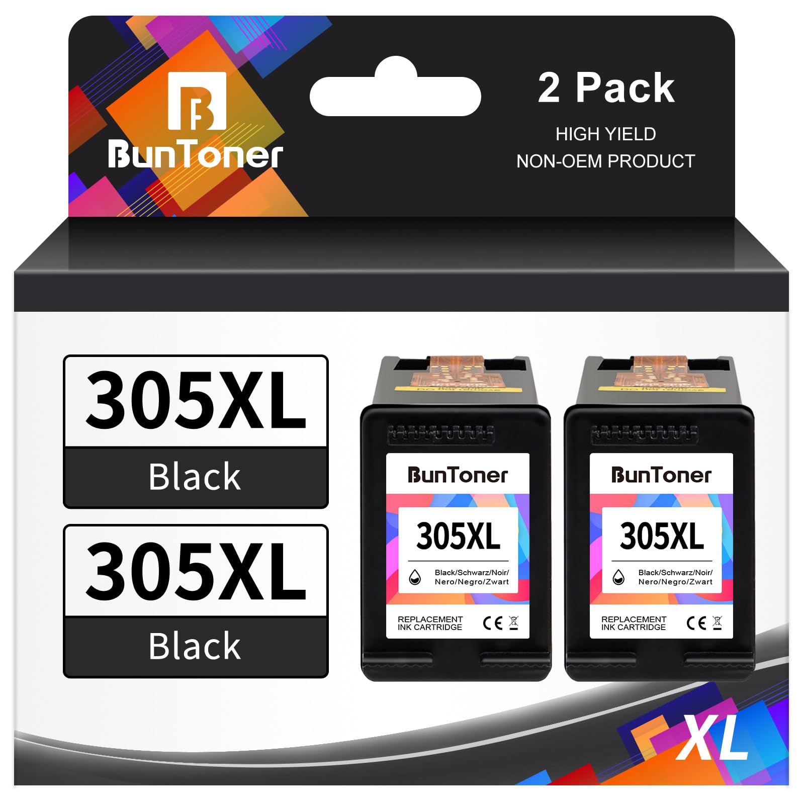 Cartuccia Inchiostro HP Nero Ad Alta Capacità 305 XL - 3YM62AE - Foto 2