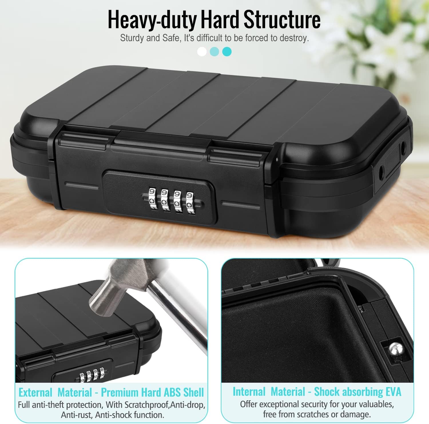 WACCET Portable Safe Box with Code - Image 4