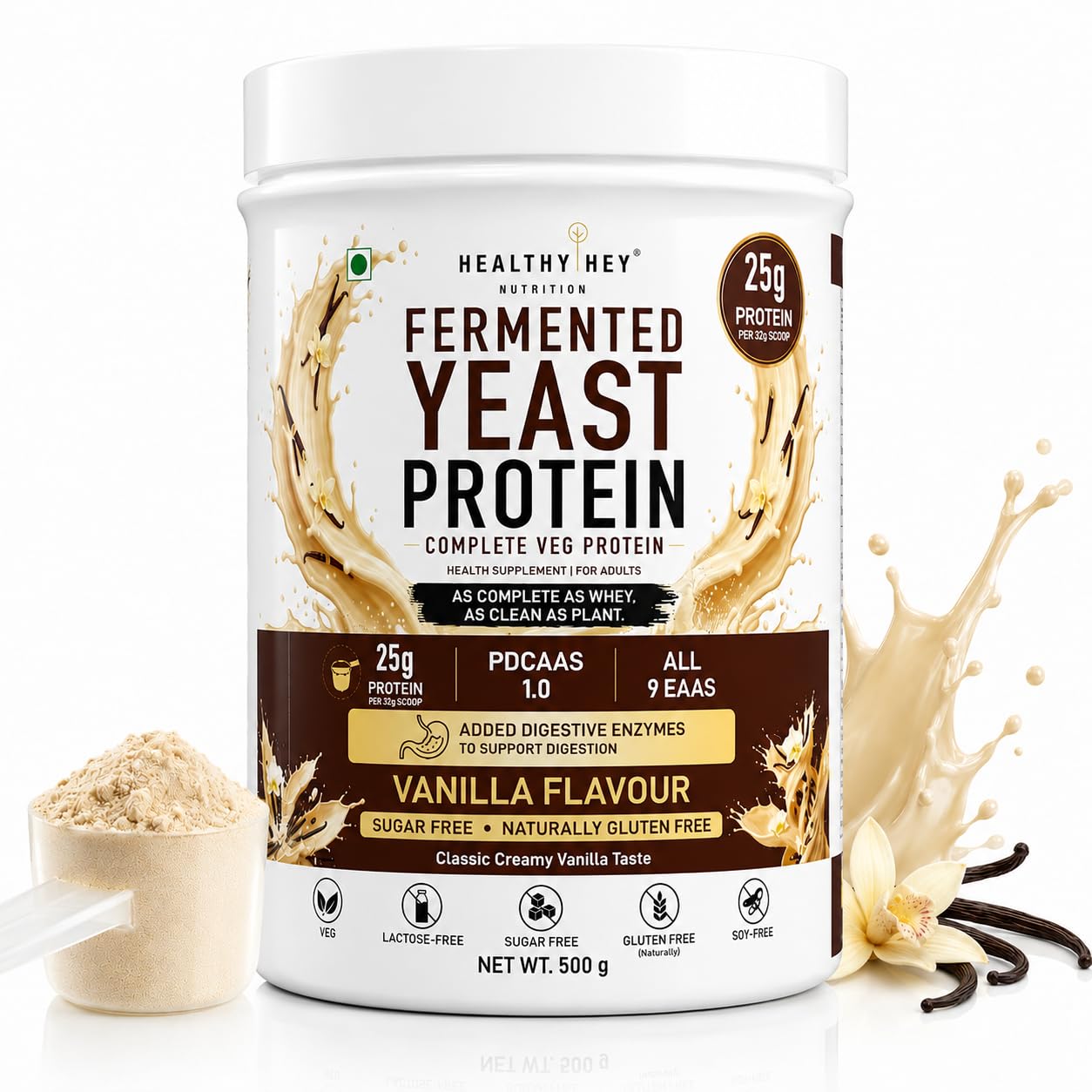 HealthyHey Nutrition Fermented Yeast Protein - 500g - Image 1