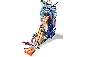 Hot Wheels City Ultimate Garage Playset: Mega Garage Playset for Stunt Action & Car Storage