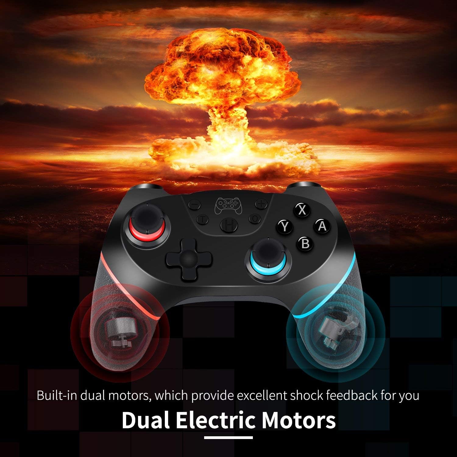 Greatest Product Wireless Switch Game Pro Controller Remote Joystick Switch Bluetooth Gamepad with Nonslip Grip