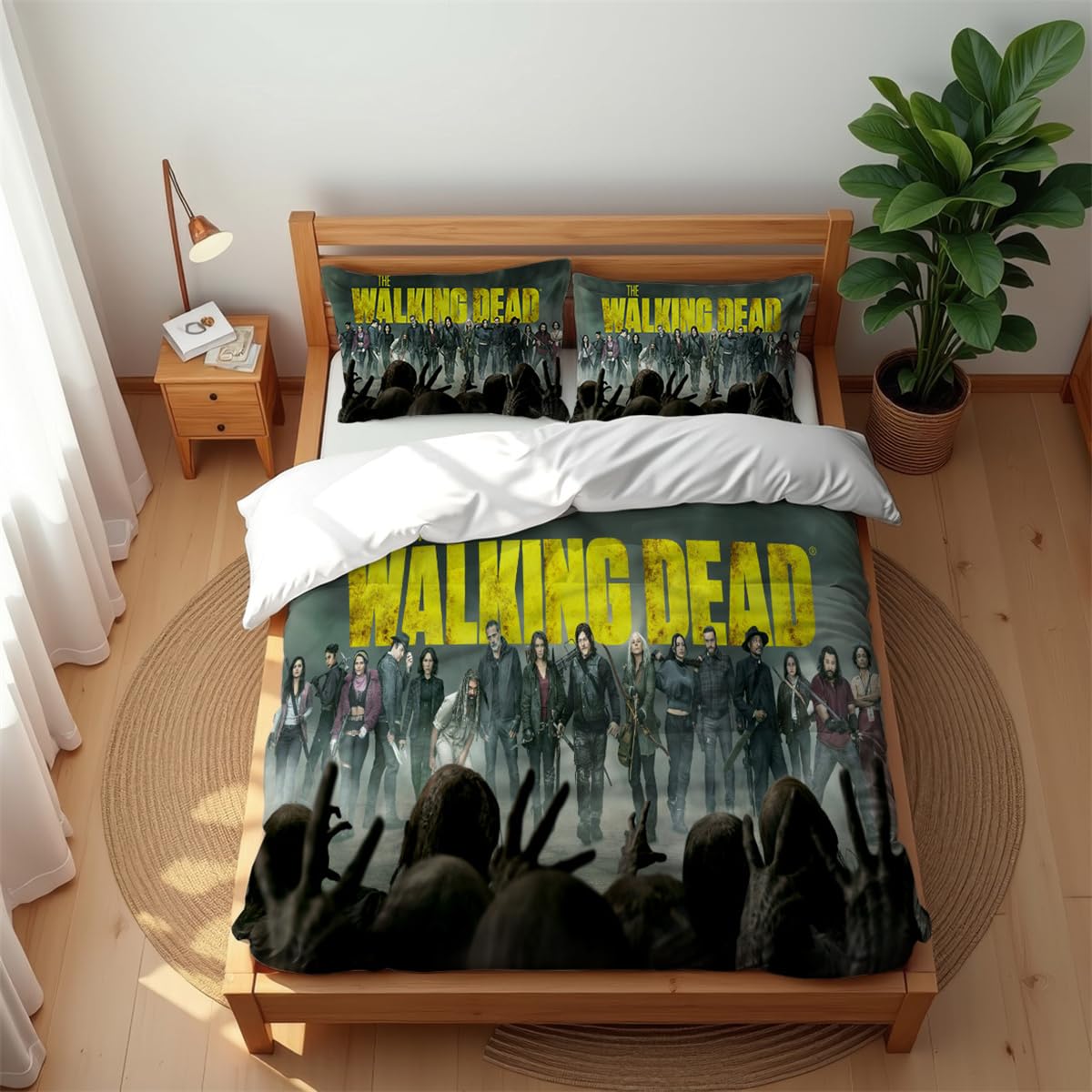 Parure de lit The Walking Dead en coton premium Ste-X 220x240cm