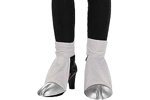 Silver Unicorn Back Hooves Costume Accessory Shoe Covers