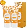 2PCS Orange Exfoliating Gel & Face Scrub,Exfoliating Face Wash & Body Scrub,Organic Orange Exfoliating Gel,Face Scrub & Body Exfoliator,Gentle Peeling Gel for Deep Cleansing Moisturizing Facial