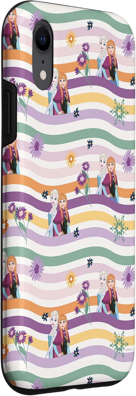 iPhone XR Disney Princess Frozen Elsa and Anna Spring Flowers Easter Case