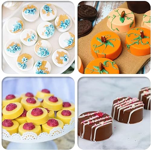 Miniatura 6 de Ocmoiy Molde de mineral redondo de 2 pulgadas para galletas de mineral cubiertas de chocolate, mini pastel, dulces, postres, gelatina, 24 tazas