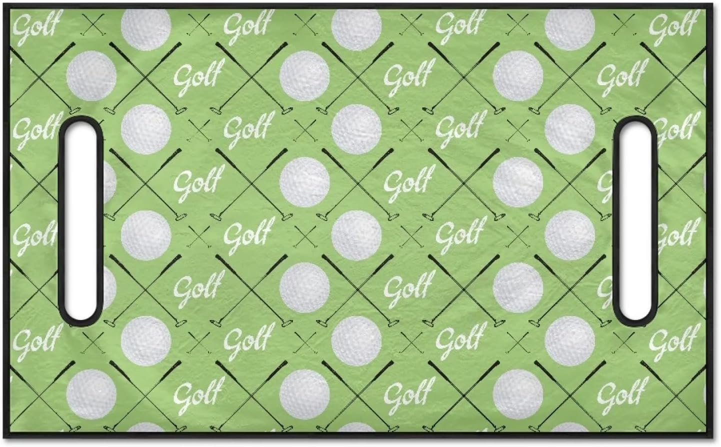 TODIYADDU Golf Pattern Golf Cart Towel Seat Covers for