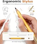 OMOTON Stylus Pen for iPad 2018-2026, Pencl with Fidget Spinner, Tilt Sensitivity & Palm Rejection for Apple iPad A16 /6/7/8/9/10/11th Gen& Air 3/4/5/M2/M3/M4& Pro11/12.9/13& Mini 5/6, Yellow