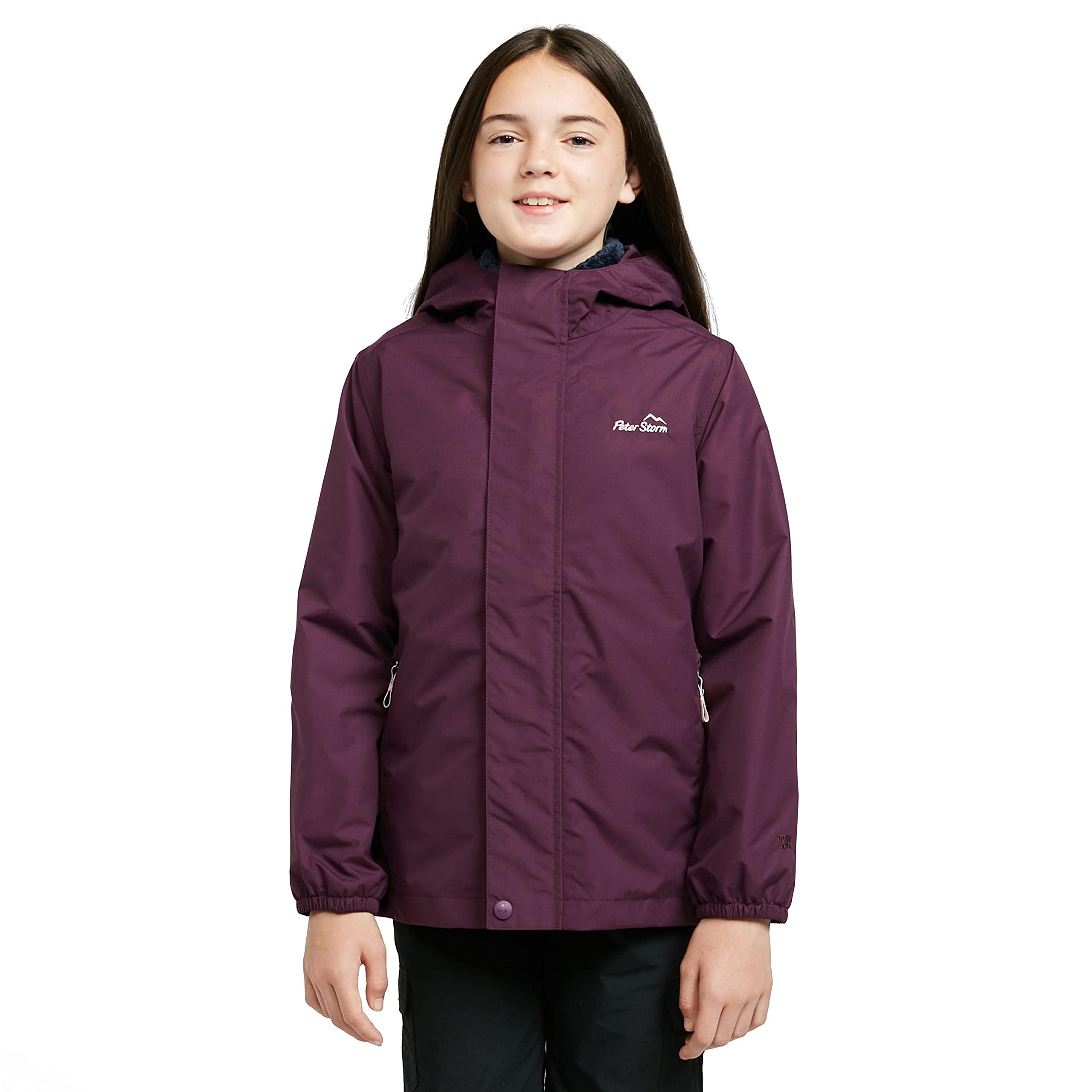 Peter Storm Unisex Kids Purple Kids Everyday Waterproof Jacket