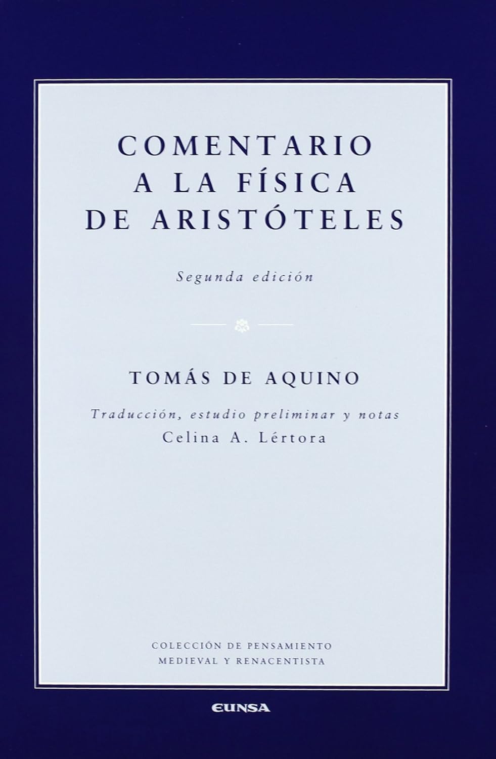 Comentarios a Aristóteles, de Tomás de Aquino