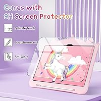 Vista 2 de VOFUOE Funda para iPad A16 de 11ª generación 2025, para iPad de 10ª generación 2022 de 10.9 pulgadas con protector de pantalla, llavero de muñeca