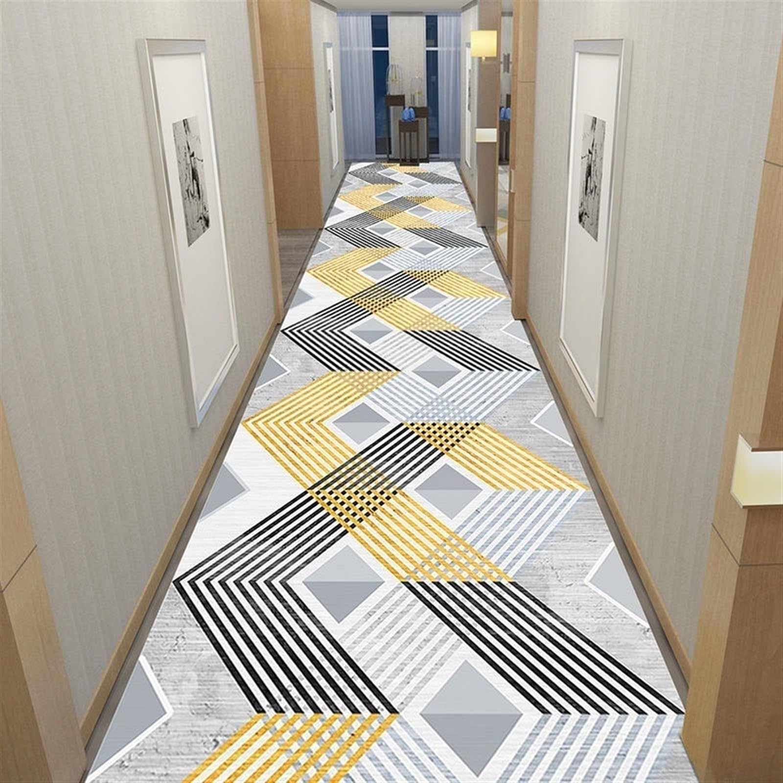 Tapis de sol antidérapant long et résistant pour l'entrée de maison