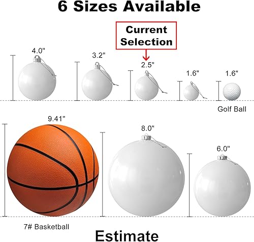 Vista 85 de 18 esferas medianas decorativas navideñas para árbol de Navidad, inastillables, para colgar, color púrpura, 2.5 pulgadas, paquete de 18