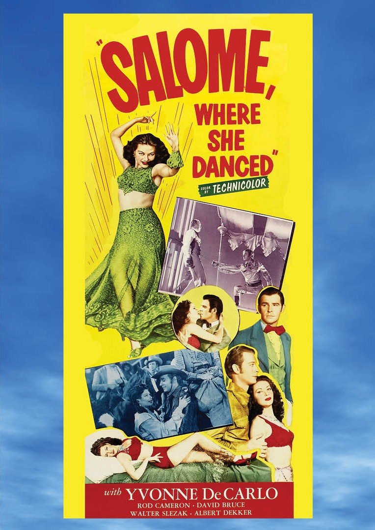 Salome Where She Danced DVD importación EEUU versión italiana drama clásico cine