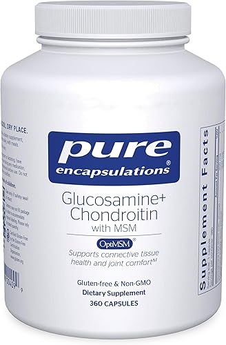 Pure Encapsulations Glucosamina Condroitina con MSM - Apoya la salud de las articulaciones y la formación normal del cartílago* - Mantiene la
