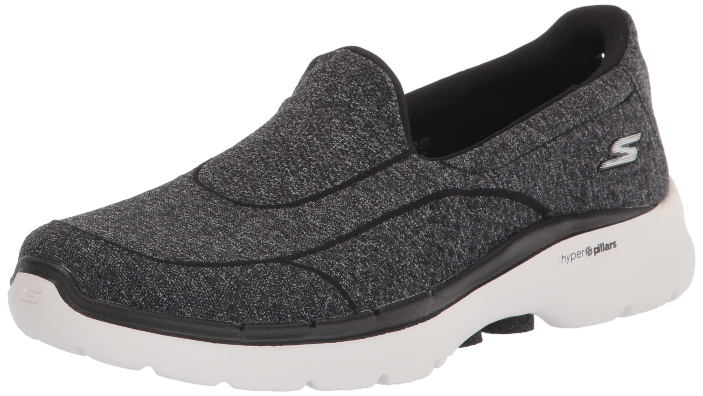 Skechers Womens Go Walk 6 - Carice Walking Shoes Vegan High-Rebound Hyper Pillars Black - 6 UK (124541) (B097CTJY5R) Amazon Price History, Amazon Price Tracker