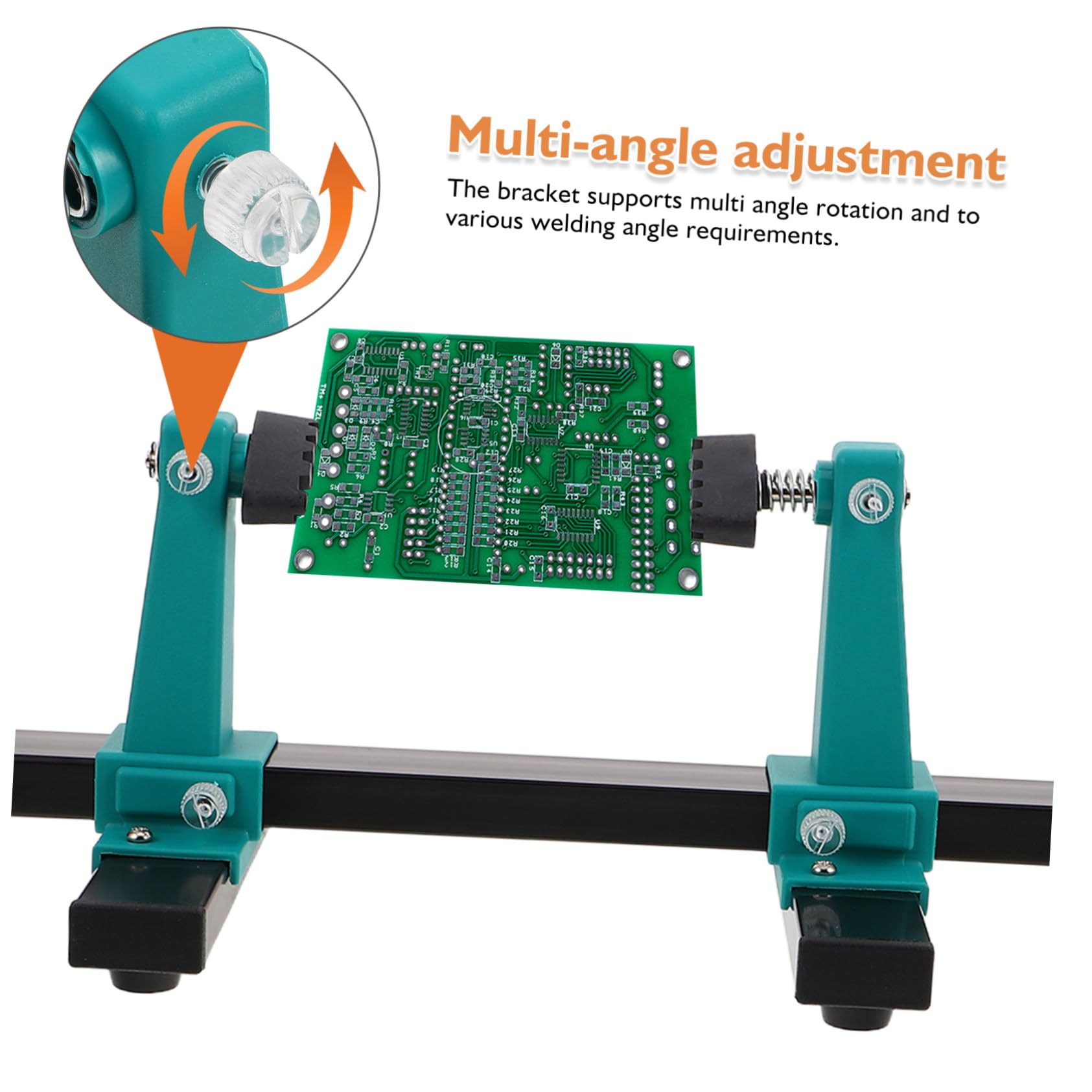Anneome Soporte Pcb Ajustable para Soldadura con Soporte de Soldador Integrado y Sujeción Estable para Reparación Electrónica y Proyectos DIY