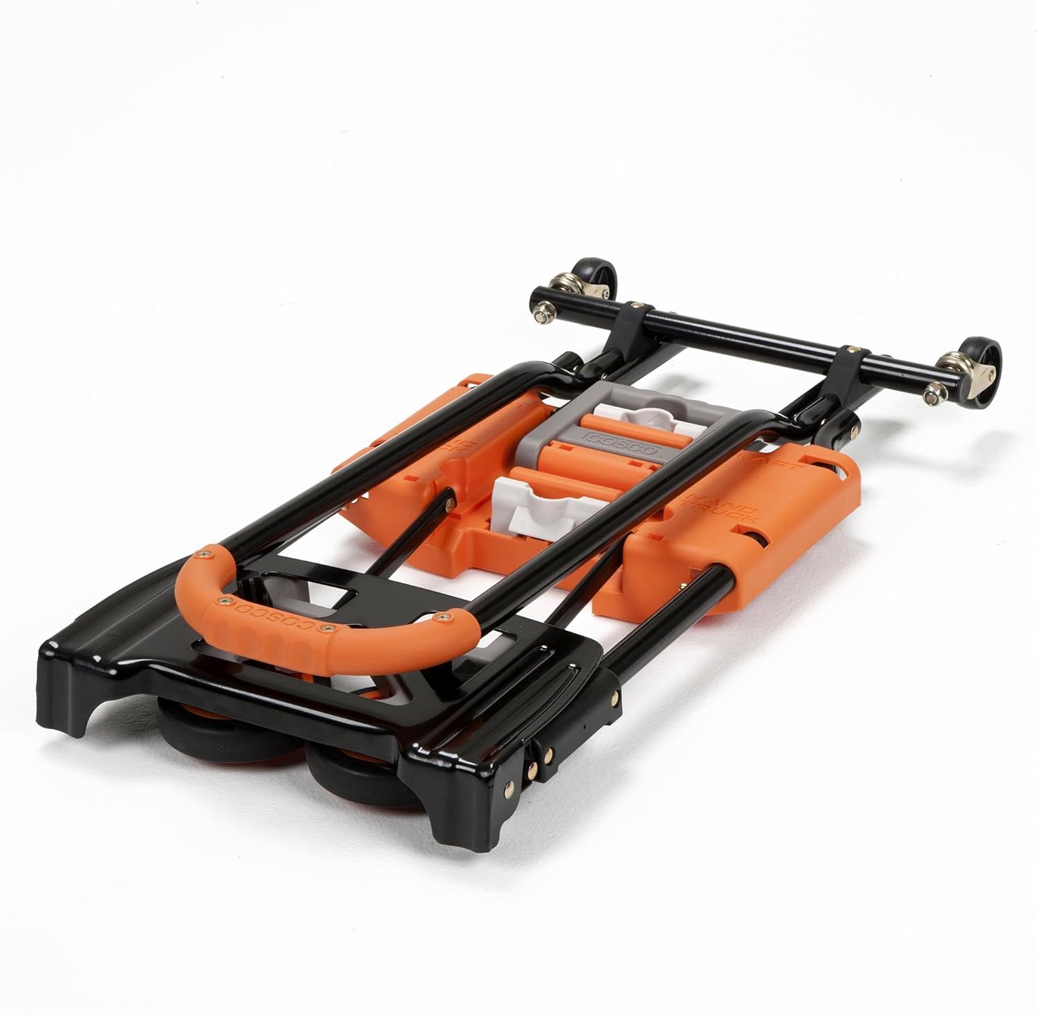 Cosco 12222BGO1E Shifter Multi-Position Heavy Duty Folding Hand Truck and Dolly, Orange, Cart - - 