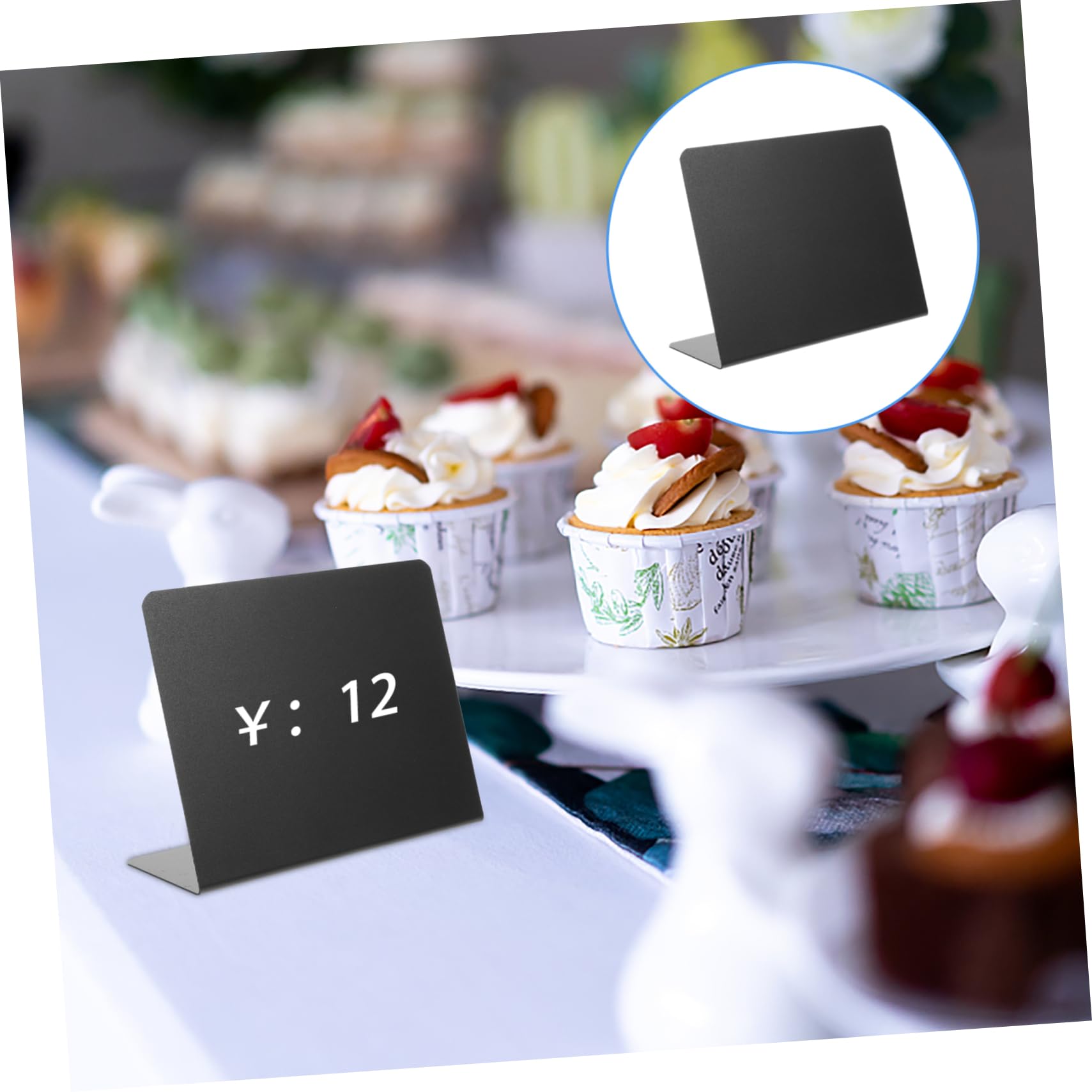 DOITOOL 3 Set Eventi Lavagna Scrivibile Riutilizzabile Base Shape Stabilizzata per Negozi