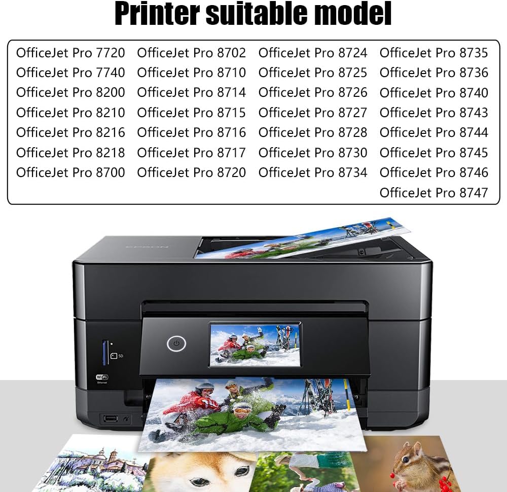 NoahArk 3 Packs 952XL Compatible Ink Cartridges Replacement for 952 952XL High-Capacity use for Officejet Pro 7740 8210 8710 8720 8740 8715 7720 8725 8730 8735 8745 Printer (3 Magenta)