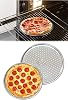 Paslanmaz Çelik Pizza Tepsisi, Delikli Lahmacun Ve Pizza Tavası, Fırın Tepisisi (32 Cm), EVF523145