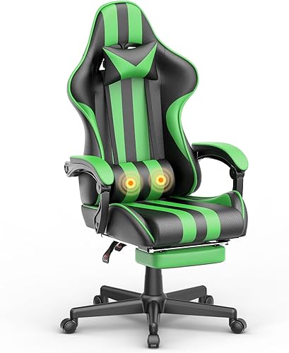 Miniatura 12 de Ferghana - Silla ergonómica de juego Miami Blue para adultos y adolescentes Azul / Patchwork,Azul oscuro,Gris,Verde (Jungle Green),Azul marino,Rosa