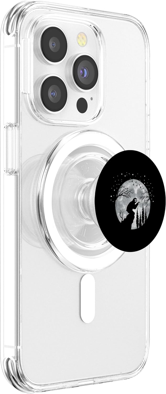 Sloth Silhouette Night Sky - Sloth Sleeping Sloth Sloths PopSockets MagSafe PopGrip for iPhone