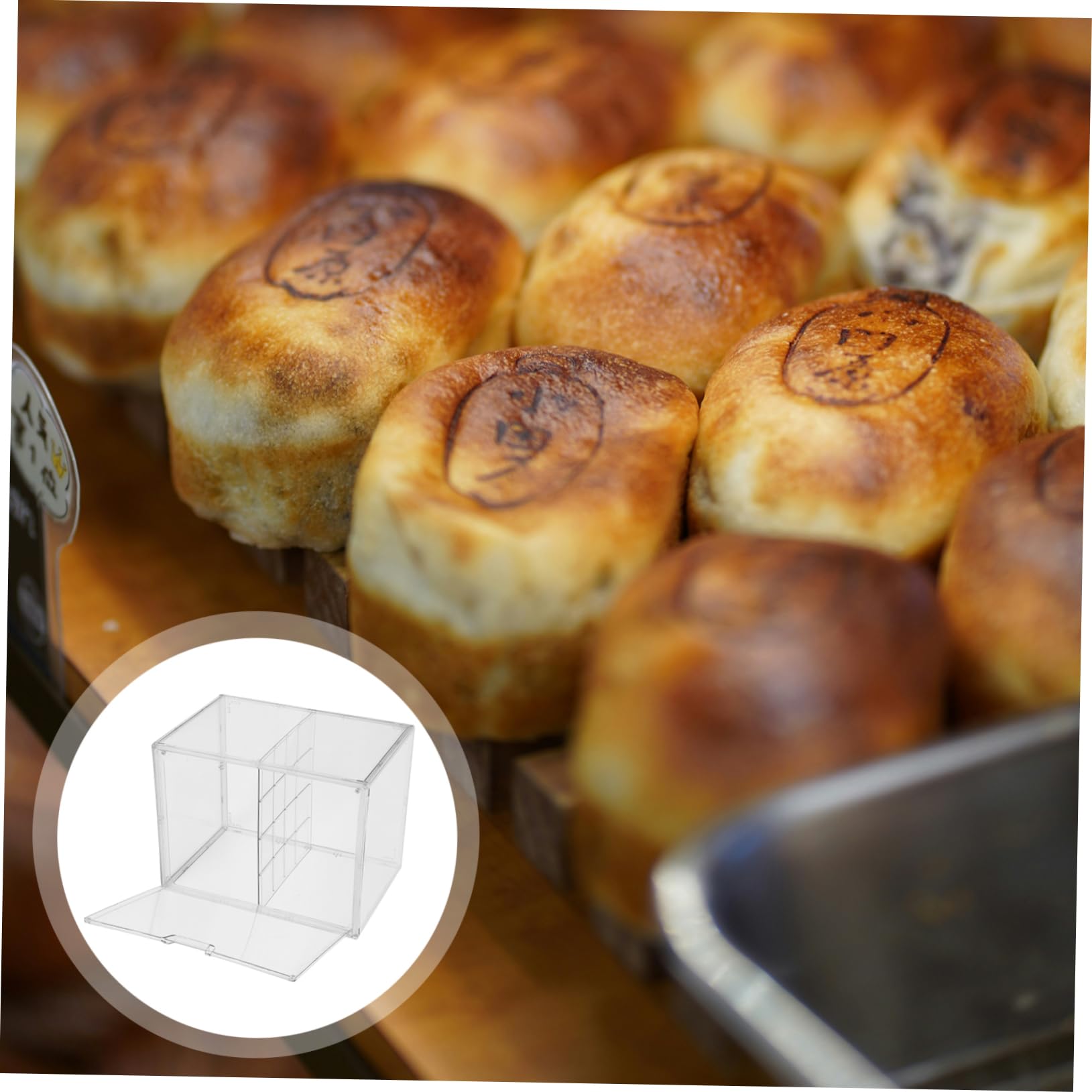 De Doble Capa Para Encimera Transparente Organizador De Cocina Caja Pan