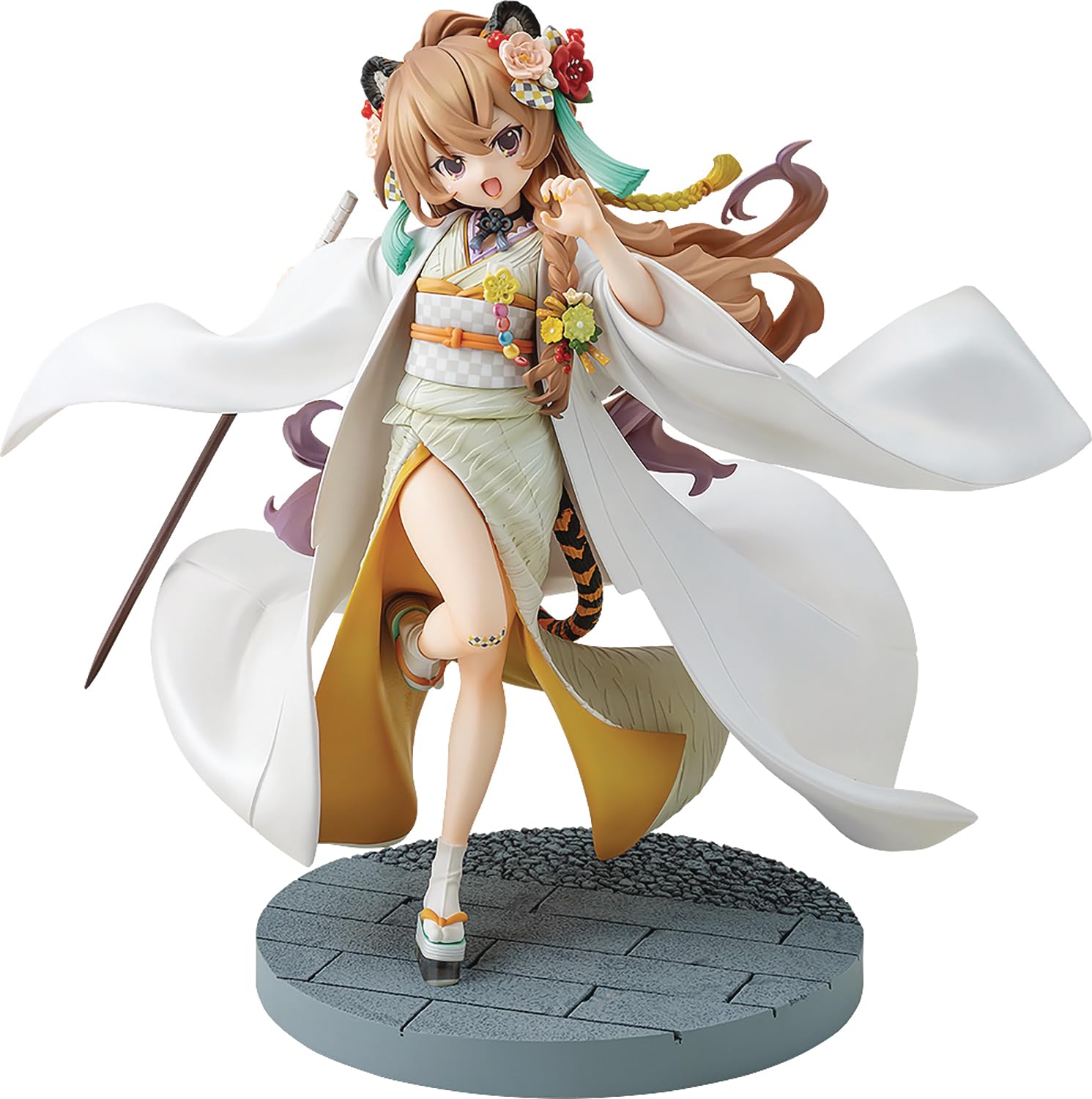 TORA様 Amazon.com: Toradora! Taiga Aisaka (White Kimono Ver.) PVC Figure