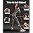 Fitense Resistance Bands - Pull Up Bands 15-35LBS for Men Women, Exercise Bands Resistance with Door Anchor, Training Poster & Pouch for Body Stretching, Pull Up Assist