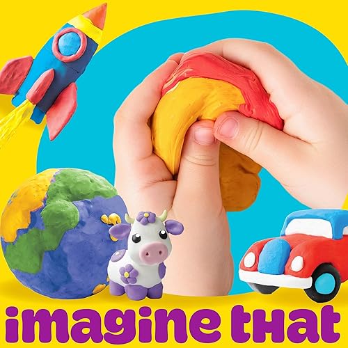 Miniatura 6 de Play-Doh Paquete de arcilla seca al aire, 16 arcillas blandas de secado al aire en 4 colores, suministros para artes y manualidades, arcilla para