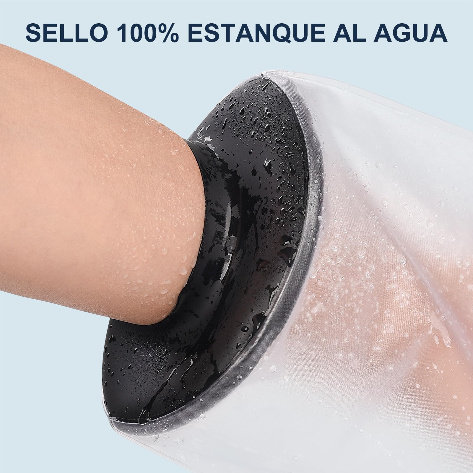 Protector de PICC para Brazo Superior – Reutilizable Sin Látex, Impermeable para Ducha, Calidad Médica para Adultos