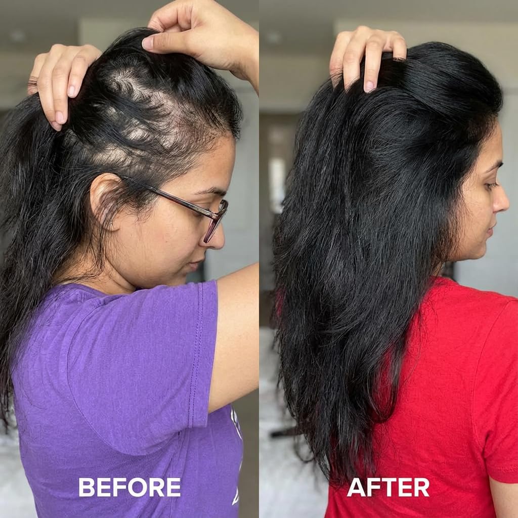 Scalp Oil, Hair serum,Botanical Blend Rosemary Hair Growth Oil with Castor Oil and Vitamin E for Thicker-Looking Hair, Plant-Based, Vegan