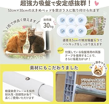 Amazon.co.jp: 超強力吸盤6個 fabuon life ねこのきもち・猫びより掲載