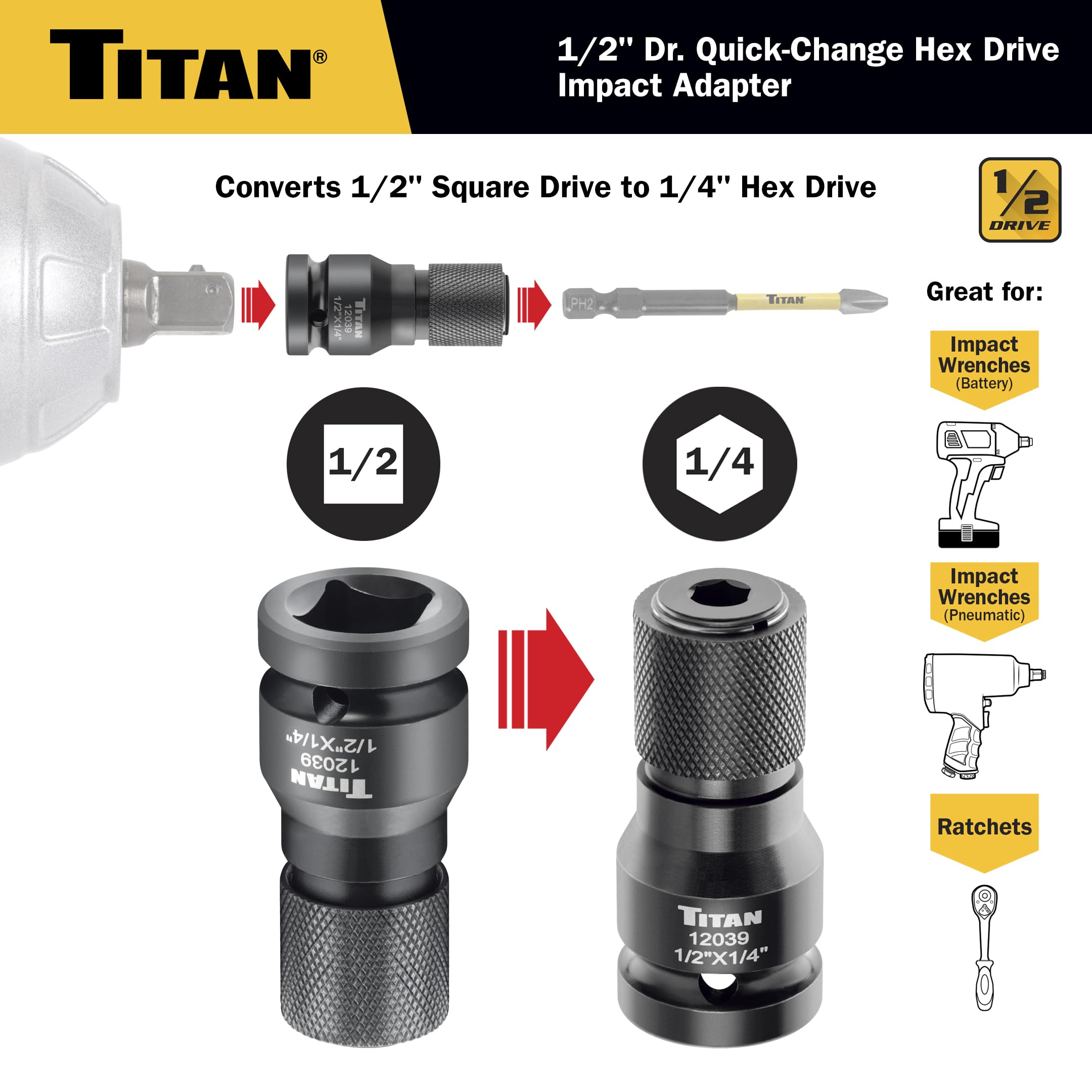 Amazon.com: Titan 12039 1/2