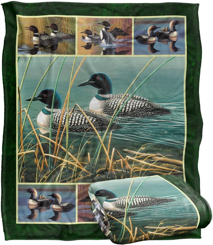 JQ Licensing CFJP Blanket, 50"x60" Loon Silky Touch