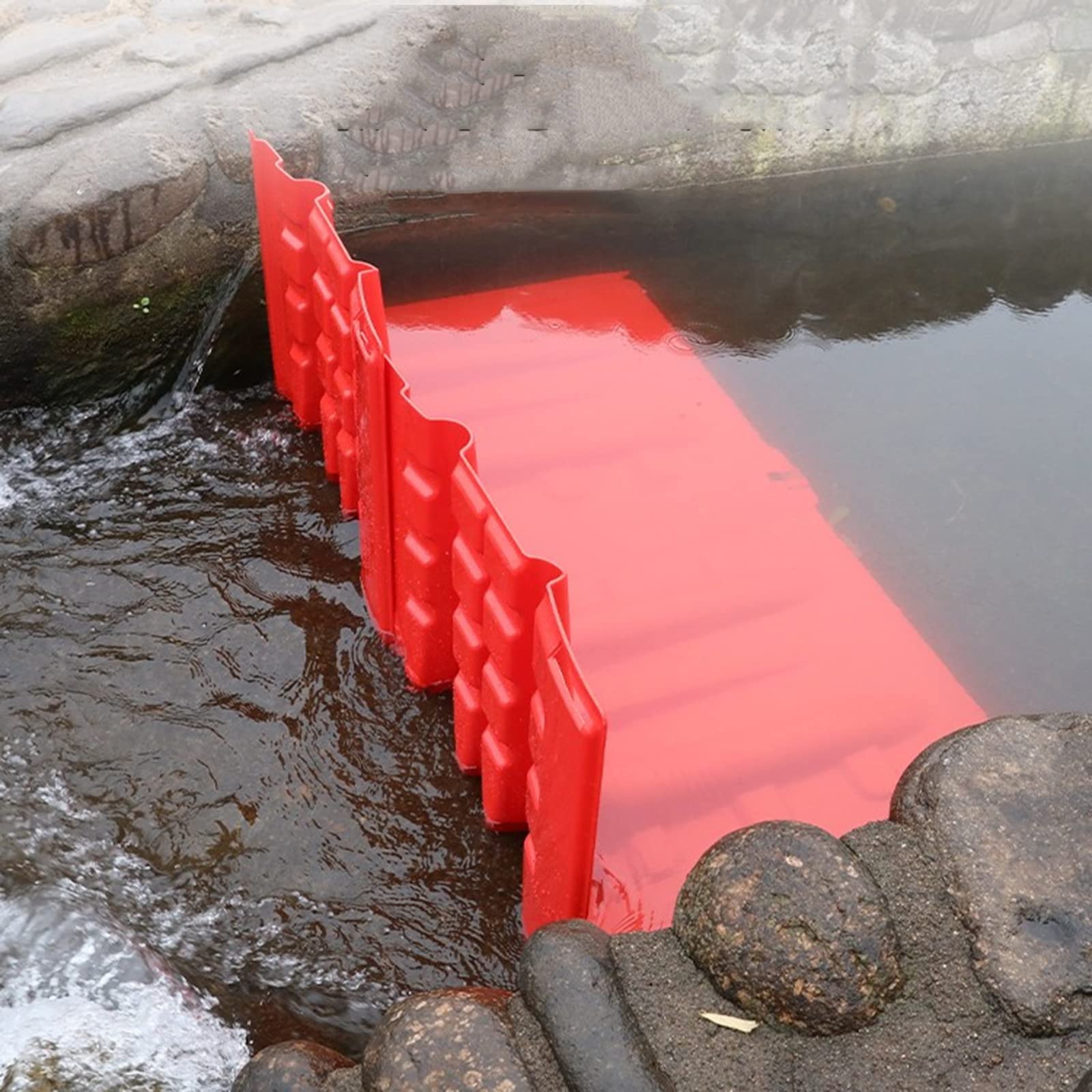 LFFH Flood Prevention Barriers Thickened ABS Removable Combined Water Barriers Flood Barriers for Shopping Malls, Subway Stations, Garages, Dams WMEIE