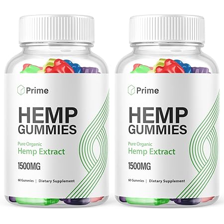 Prime Hemp Gummies - Prime Gummies with Hemp Extract - Prime Gummy Multivitamin Advanced Formula Supplement (2 Pack)
